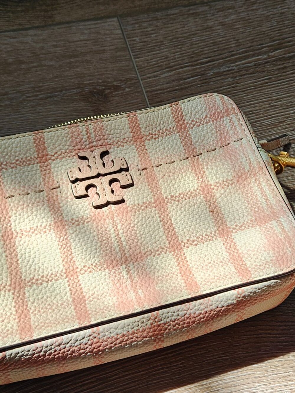 Tory Burch Plaid Camera Bag - Picture 4 of 9